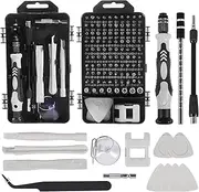 QCCAN 115-in-1 Precision Screwdriver Set, Mini Professional Magnetic Repair Tool Kit, Small Screwdriver for Phone, Computer, Watch, Laptop, Macbook, Eyeglass, Electronic