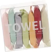7 Pcs Disposable Compressed Towel Tablets Soft Face Washcloths for Outdoor Travel Disposable Coin Tissue Disposable Compressed Towels