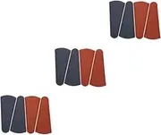 TEHAUX 3sets Scissor Tip Protectors Small Leather Scissor Cover Safety Scissors Case for Sewing Pruning Shears 4pcs*3