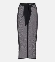 [Karla Colletto] Karla Colletto Mesh beach cover-up AU 14 black