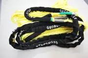 Synthetic Winch Rope 10mm *30m With Stainless steel Thimble Eye, Breaking 9200kg
