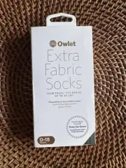 OWLET Deep Sea Green Extra Fabric Socks New in Box