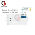 DC12-24V AC110-240V 5.8GHz Microwave Radar Sensor Body Motion HF Detector Switch