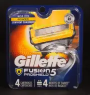 Gillette Fusion ProShield 5 Razor Blade - 4 Cartridges