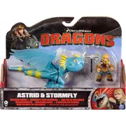 DREAMWORKS DRAGONS DRAGON RIDERS 2-PACK ASTRID & STORMFLY