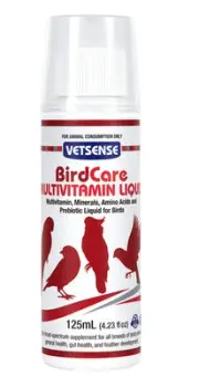 Vetsense Birdcare Multivitamin Liquid 125ml