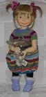 Playhouse BABY BAILEY Doll Wig 12/13" BLONDE Short Little Ponytails No Part NNT