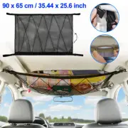 For Dodge Accessory Double Layer Ceiling Roof Cargo Net Mesh Storage Bag Pocket