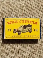 Lesney Matchbox 1907 Rolls-Royce Silver Ghost, Models Of Yesteryear Y-15 Box NM