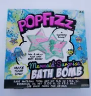 PopFizz Mermaid Surprise Bath Bomb Make Your Own Kit Kids DIY Fun Crafts NEW