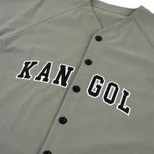 KANGOL 運動上衣 休閒 棒球衣 男女款 中性款 6325147212 灰色