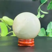 185g Natural White Moonstone Quartz Ball Crystal Sphere Meditation Healing