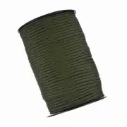 (Army Green)550 Reflective Paracord Parachute Cord Lanyard 9 Strand Core LJ