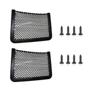 2 Pack Framed Car Mest Net Pocket Seat Side Storage Net Bag, 7.87x11.81 Inch