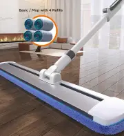 Joybos® Retractable Handle Microfiber Cleaning Mop MOP WITH 4 REFILLS