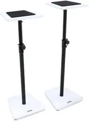 On-Stage SMS7500 Wood Studio Monitor Stands - White