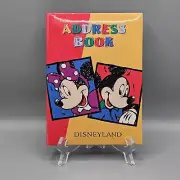 Disney Disneyland Address Book Mickey Minnie Donald Goofy