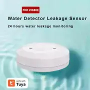 Tuya Zigbee Water Sensor Smart Life APP Water Leakage Monitoring Flood Immersion