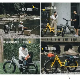 【DOSUN】電動輔助自行車DOSUN eCARGO BIKE CG135太陽黃(車麗屋)