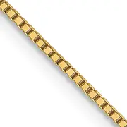 16 Inch 14K .8mm Box With Spring Ring Clasp Chain