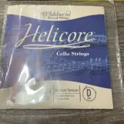 D’Addario Bowed Strings H512 Cello D Full Sized Steel Titanium String helicore