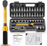 50Pcs Master Bike Torque Wrench Set, 1/4 Inch Drive, 10-220 IN.LB
