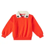 [Mini Rodini] Mini Rodini Cats embroidered cotton sweatshirt Y 8/9 red