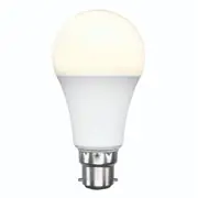 Brilliant Smart WiFi LED White Smart Light Bulb B22, 800 Lumens, 9W, Dimmable, Bio-Rhythm Lighting Via BrilliantSmart App Remote Control Enabled 220 degrees Beam Angle [21957]