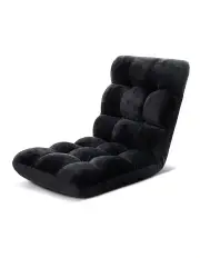 [Artiss] Bed Chair Cushion Lounge Sofa in Black