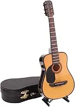 Generic 25cm Mini Guitar Model Musical Instrument for Home Decor Fine Craftsmanship for Birthday Guitar