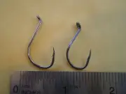 50 OCTOPUS FISHING HOOKS, BEAK STYLE, SIZE #1/0 & #1 BLACK NICKLE 25 EACH.