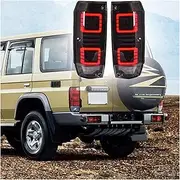 Rear Running Lights+Brakes+Reverse+Turn Signals Car LED Tail Lights Compatible for Toyota Land Cruiser LC70 LC71 LC76 L77 LC78