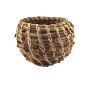 Pine Needle Coiled Basket Kit - Quick Start - makes a 3in. Basket (tckcbkpnqs)