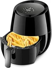 Electric Fryer Household Smart Air Fryer, Electric Air Fryer Oven Oil-Free 1400W 3.6L w/LED Digital Touch Screen 220V Comfortable Anniversary