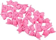 RORPOIR 20pcs Bowknots Accessories Matte Resin Bows for Phone Shells Hair Ties and Crafts Skin-Friendly and Compact Design for Decorations
