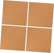 ABOOFAN 1 Set Cork Bulletin Board Hanging Display Boards Square Cork Board Wall Cork Board Adhesive Bulletin Board Memo Message Board Announcement Board Tile Memorandum Picture Office