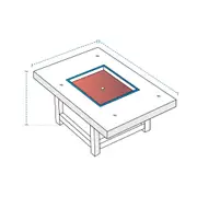 Rectangular Fire Pit Table Custom Covers