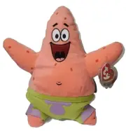 Ty Beanie Buddy PATRICK STAR (Spongebob Squarepants) 11" MWMTs Plush Stuffed Toy