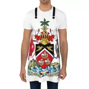 Trinidad And Tobago Chef Apron White