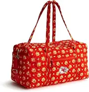 Vera Bradley Women's Cotton NFL Large Travel Duffel Bag (Multiple Teams Available)