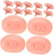 ibasenice Pig Nose Replacement Kit 30 Sets of Plastic for DIY Toys Animal Dolls Cosplay