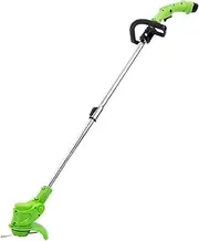 FREEZYMAN Cordless Lawn Mower with 21V Battery, Charger and 7 Blades, Multi-Function brushless Wireless Lithium Electric Lawn Mower, Shrub Machine, Sawing Small Harvester (Size : 21V Battery*1)