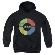 Simon Kids Hoodie Vintage Game Board Black Hoody