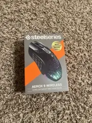 SteelSeries Aerox 9 Wireless Optical Gaming Mouse - Black (62618)