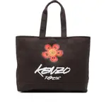 [Kenzo] Kenzo X Futura 2000 Kenzo Utility Boke Flower-print Tote Bag ONE SIZE BROWN