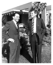 PRESIDENT JOHN F. KENNEDY AND FRANK SINATRA 8X10 PHOTO