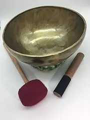 PVS TRADERS Handmade Himalayan singing bowl, hand beaten by Nepali artisans to make magical tones.