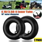 2PCS 4.10/3.50-4 Inner Tubes Bent Valve for Truck Dolly Hand Wheelbarrows Cart