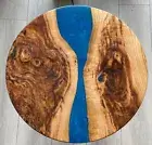 EPOXY WOOD & RESIN SIDE CORNER & BED SIDE TABLE
