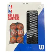 Basketball Gear: Wilson NBA 6 Ball Mesh Ball Bag - Perfect for Teams & Coaches